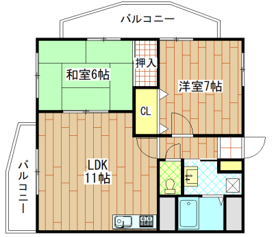 カーサソレアードの間取り