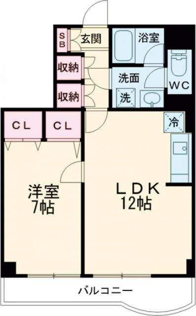 シャトレー深沢の間取り