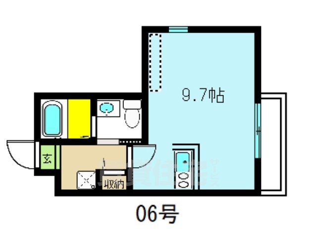 【フラッティ北山の間取り】