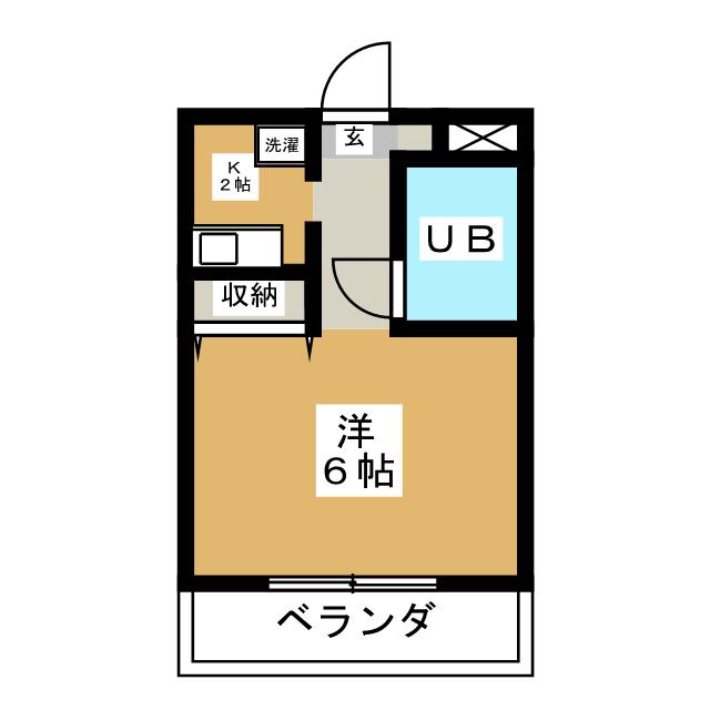 ベルード市川の間取り