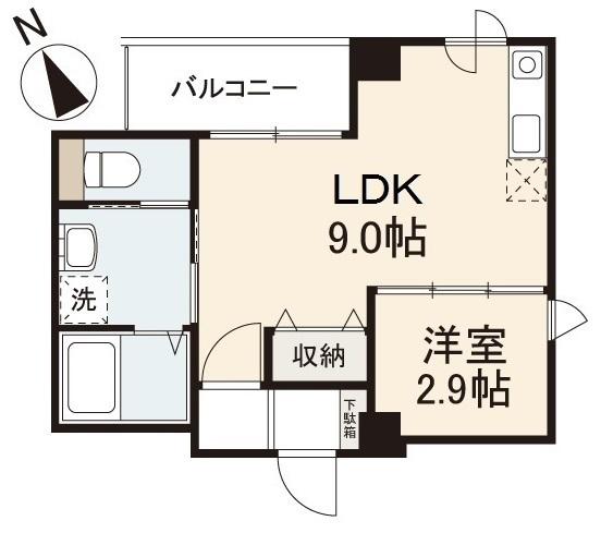 プレシャスタイム瓦町の間取り