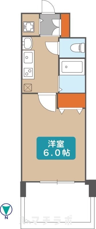 名古屋市東区泉のマンションの間取り