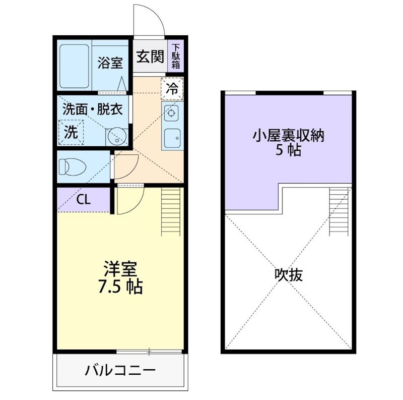 Raffine　森林公園の間取り