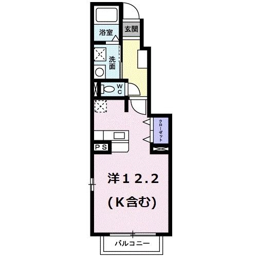 ベルシティＳａｔｏ　Ａの間取り