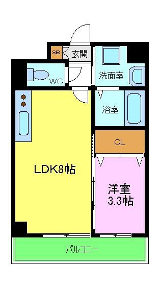 スプランディッド堺東の間取り