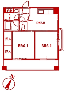 弥生台壱番館の間取り