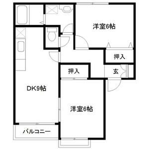 サンライフ東中田の間取り