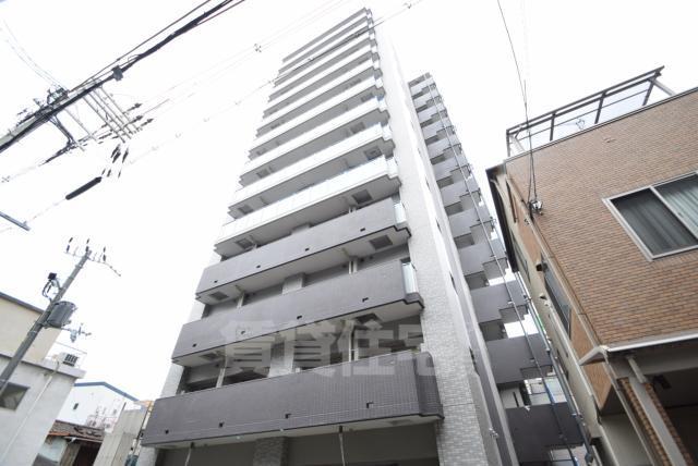 【大阪市阿倍野区天王寺町北のマンションの建物外観】