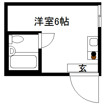 京都市中京区宮本町のマンションの間取り