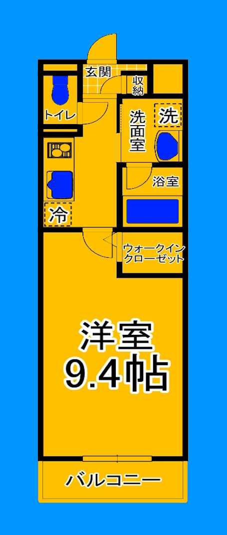 堺市北区蔵前町のマンションの間取り