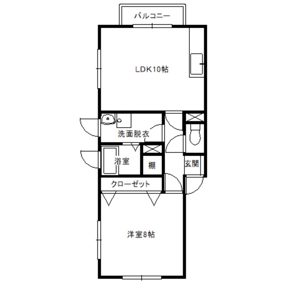 モントレーＮの間取り