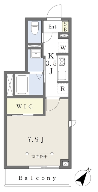 【市原市君塚のマンションの間取り】