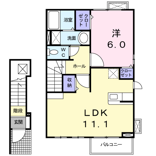 ベルフラットの間取り