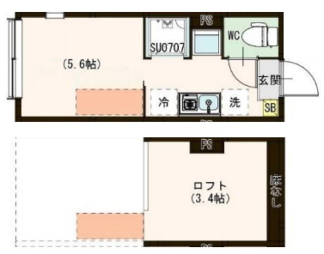 ラポール鷺宮の間取り