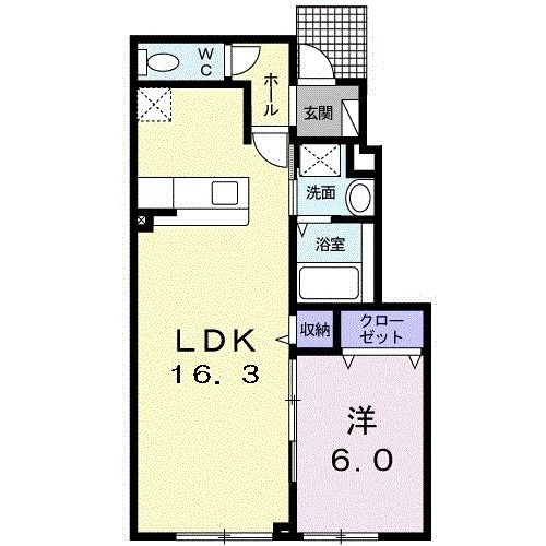 ウェルピアピープルタウン鶴野東の間取り