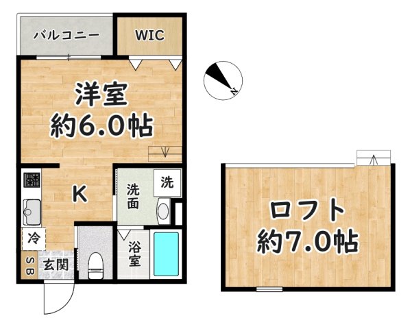 フォンテーヌ尼崎の間取り