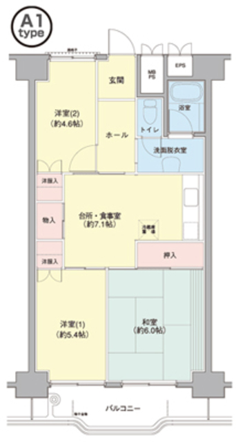 横浜若葉台第2の間取り