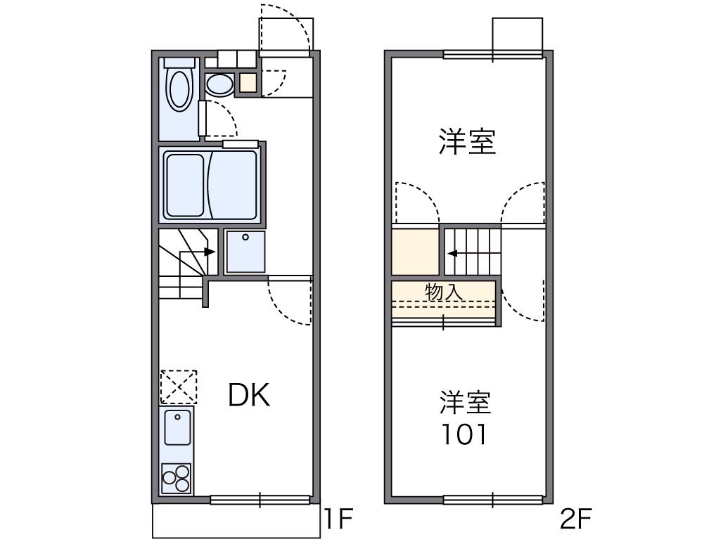 レオパレスドリームの間取り