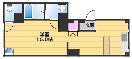 マンション寿Ｂ棟の間取り