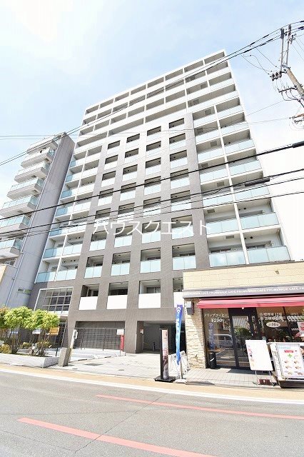 【京都市下京区中之町のマンションの建物外観】