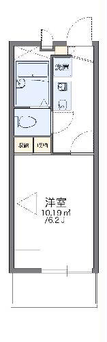 【レオパレス浅香山の間取り】