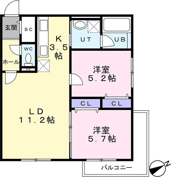 センチュリー信濃の間取り