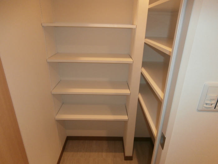 収納　シューズインクローゼットです