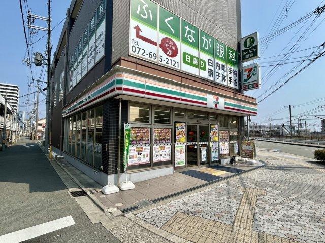 コンビニ　セブン－イレブン　高槻大畑町店（コンビニ）まで611m