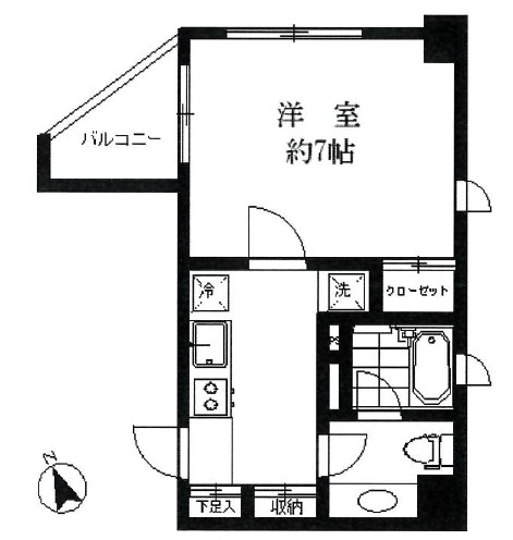 プレール・ドゥーク日本橋リバーサイドの間取り写真