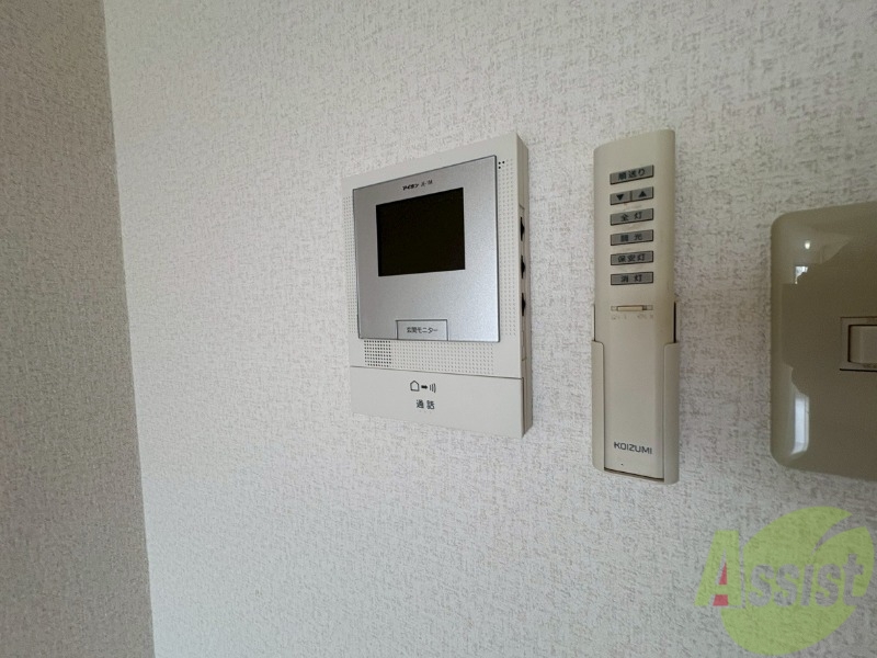 セキュリティ　インターホンで来客確認ができます。安心ですね。