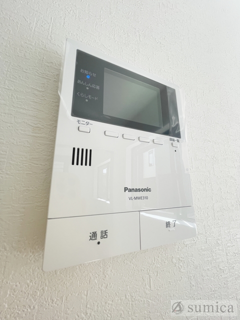 セキュリティ　モニター付きインターホンで安心です＾＾