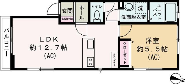 ＪＲ横浜線 成瀬駅 徒歩8分 2階建 築5年の間取り写真