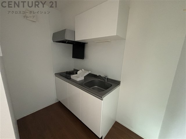 キッチン　2口ガスコンロ付きのシステムキッチンです♪