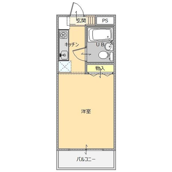 サンライズマンション 1号館の間取り写真