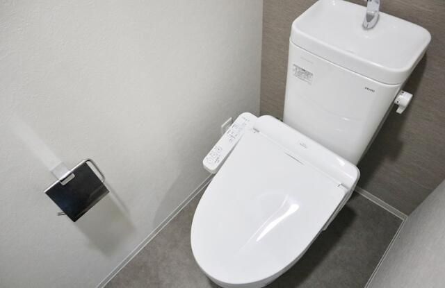 トイレ　※写真は同じマンションの違う部屋のものになります。