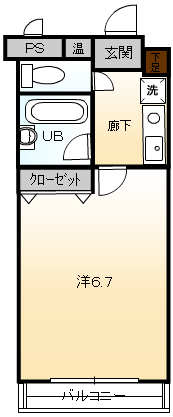 パサージュ横川の間取り