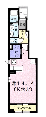 エストレージャＡＫＩＴＡの間取り