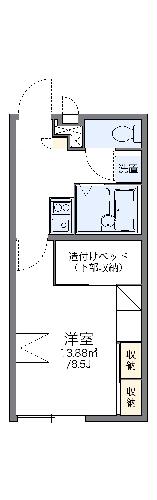 レオパレスアトレ　ＳＫＭIIの間取り