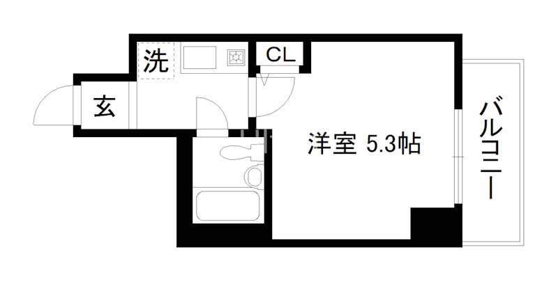 【エスリード京都駅前の間取り】