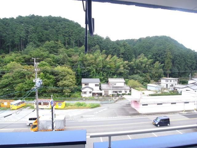 【山県市高富のマンションの眺望】