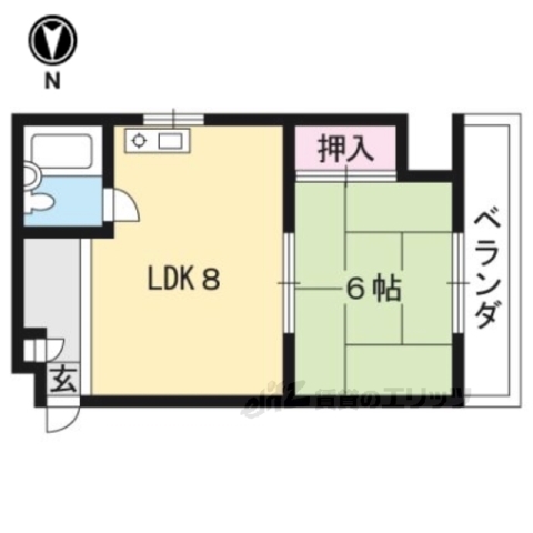 【小倉マンションの間取り】