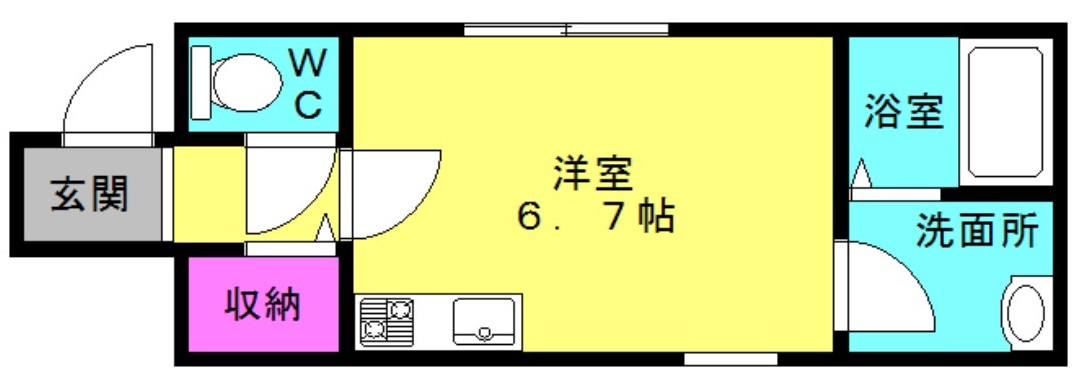 ピース西井ノ口の間取り