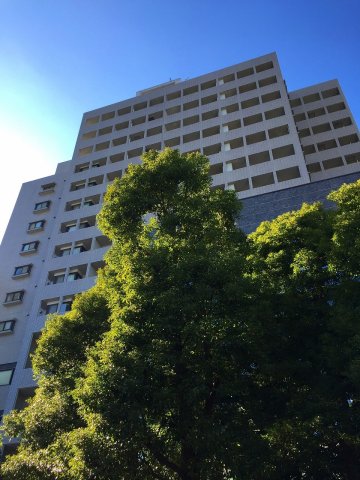 新宿区新小川町のマンションの建物外観
