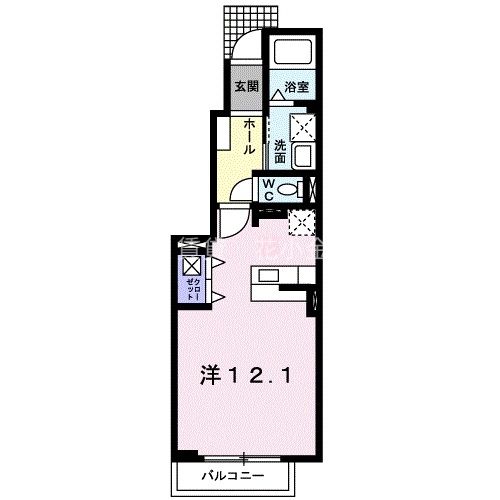 東京都東久留米市前沢４（アパート）の賃貸物件の間取り