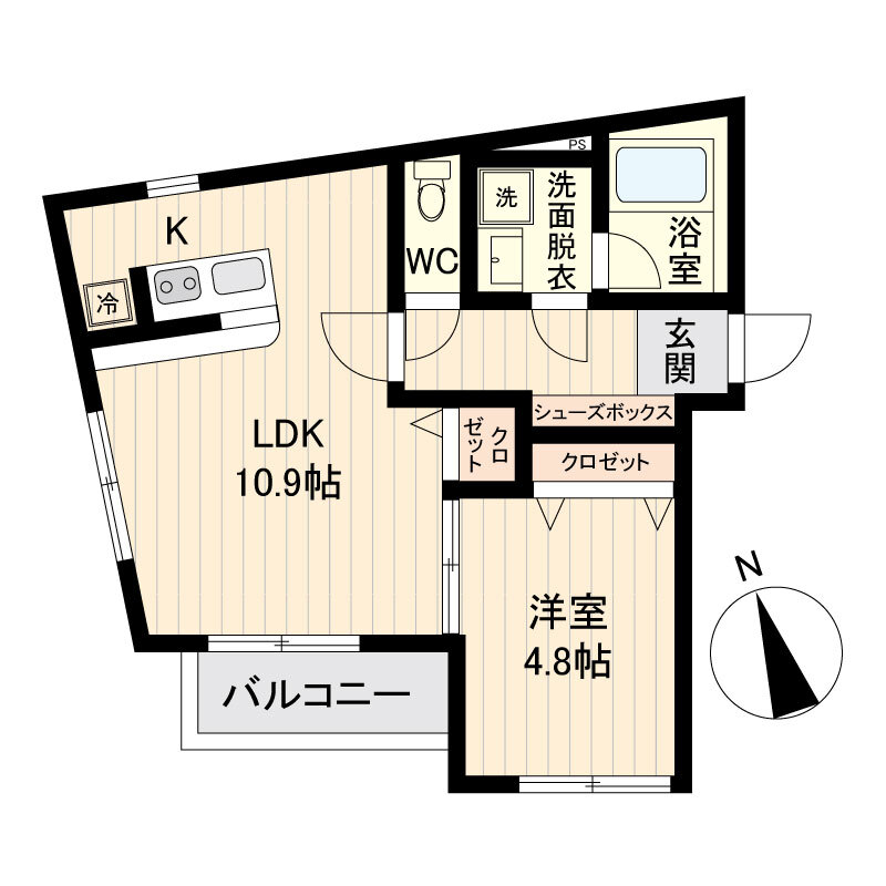 LiveFlat戸越の間取り