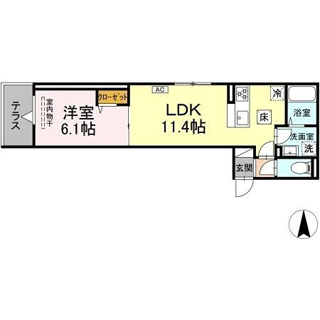 【グラナーデ六町II18の間取り】