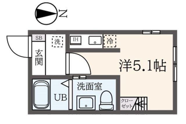 ローズハイツ山手の間取り