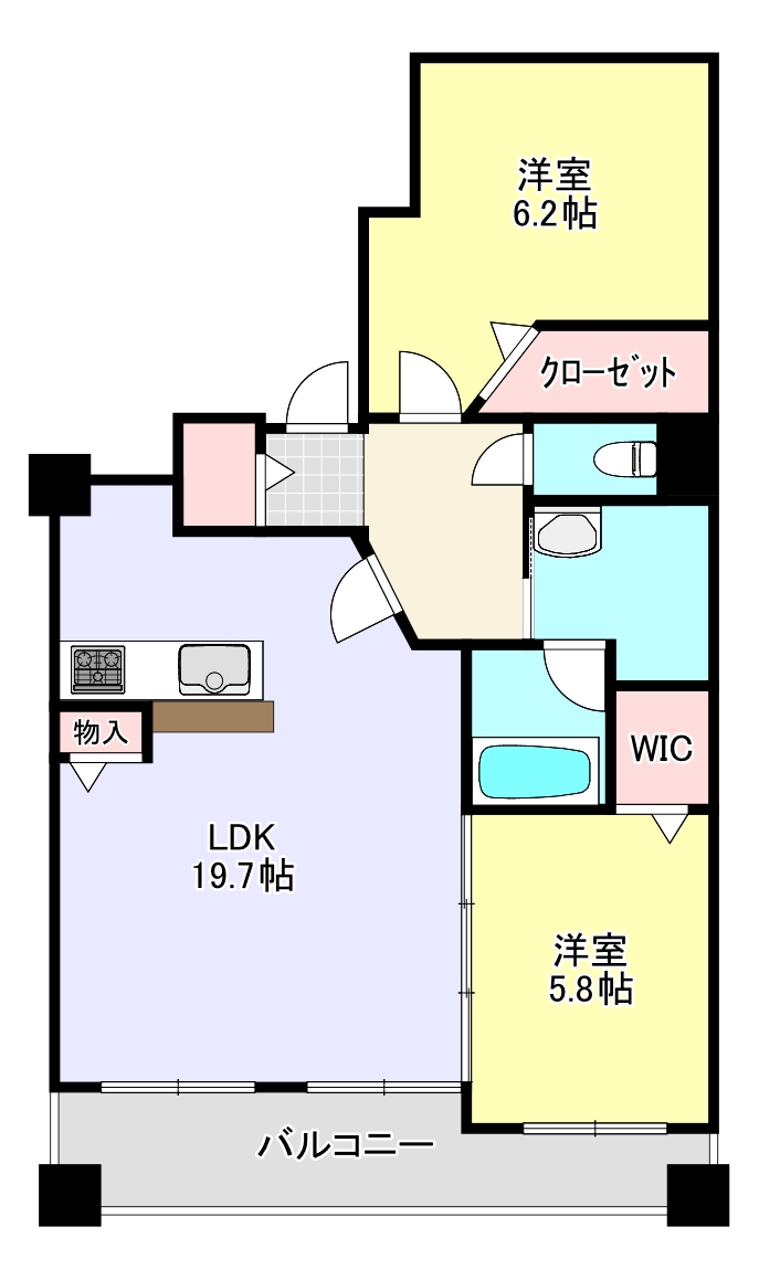 セレストタワーの間取り