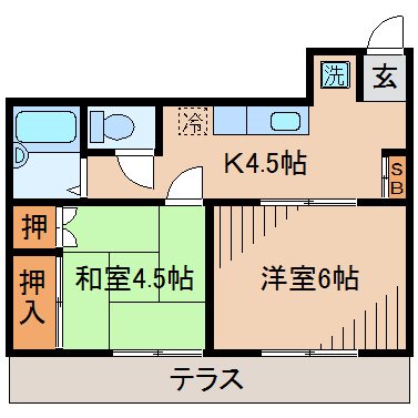 フローレンス白楽の間取り