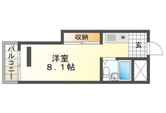 ナッツクラッカー医大東の間取り